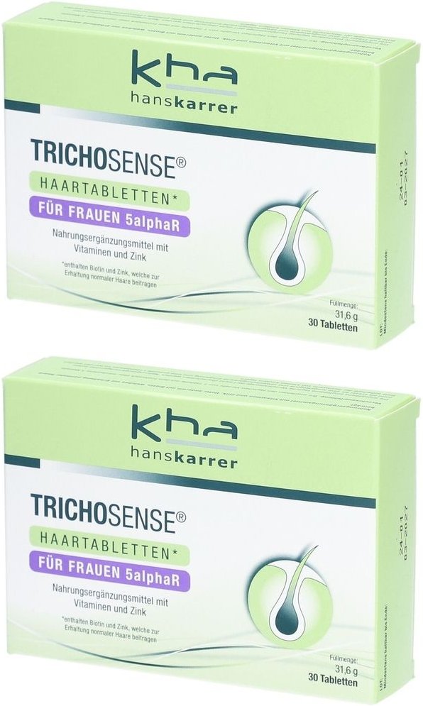 Trichosense Haartabletten für Frauen 5alphaR 2x 2x30 St Tabletten