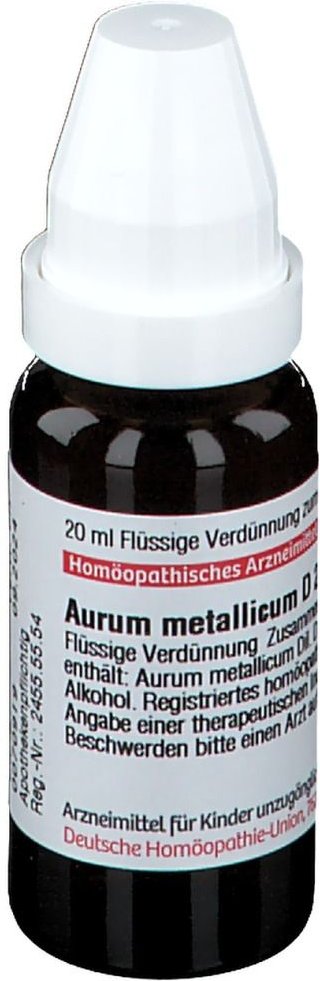 Aurum Metallicum D 200 Dilution 20 ml
