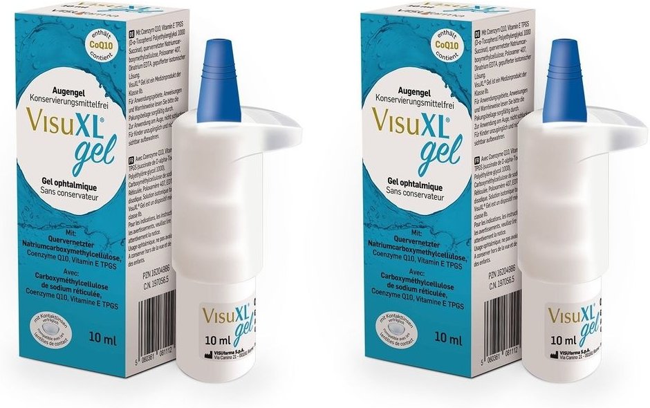 Visuxl Gel f.die Augen x2 2x10 ml Augengel