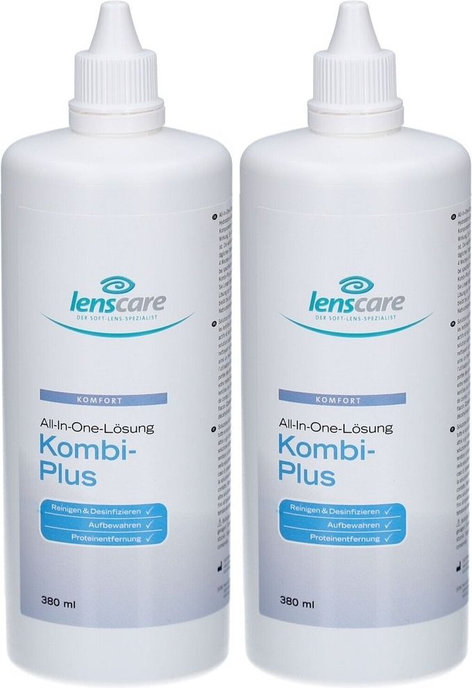 Lenscare Kombi Plus x2 2x380 ml Lösung