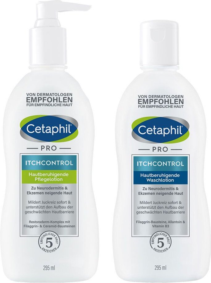 Thumbnail - Cetaphil Pro ItchControl Pflegelotion + Waschlotion 2x295 ml Lotion
