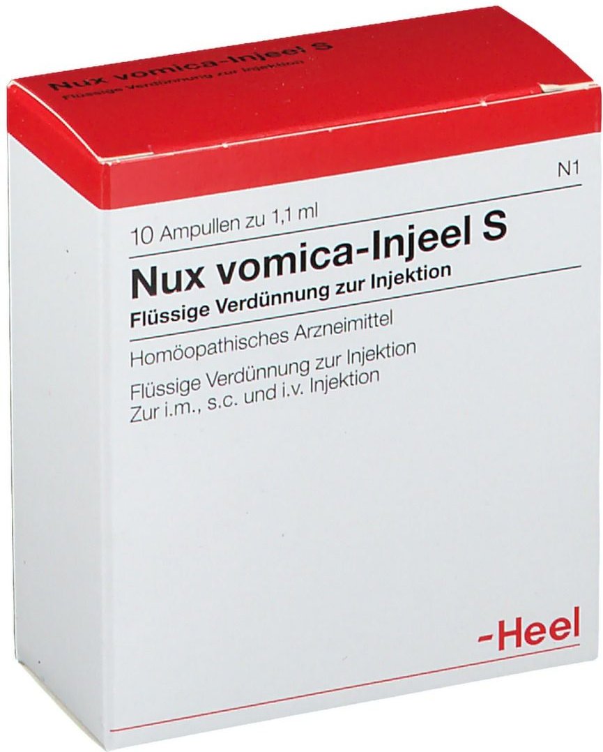 NUX Vomica Injeel S Ampullen 10 St
