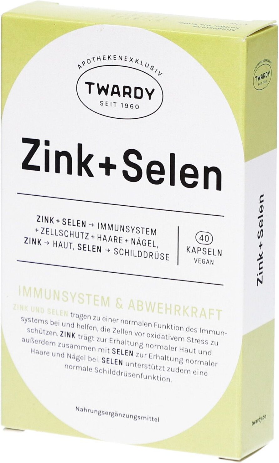 Thumbnail - Zink+Selen Kapseln vegan 40 St