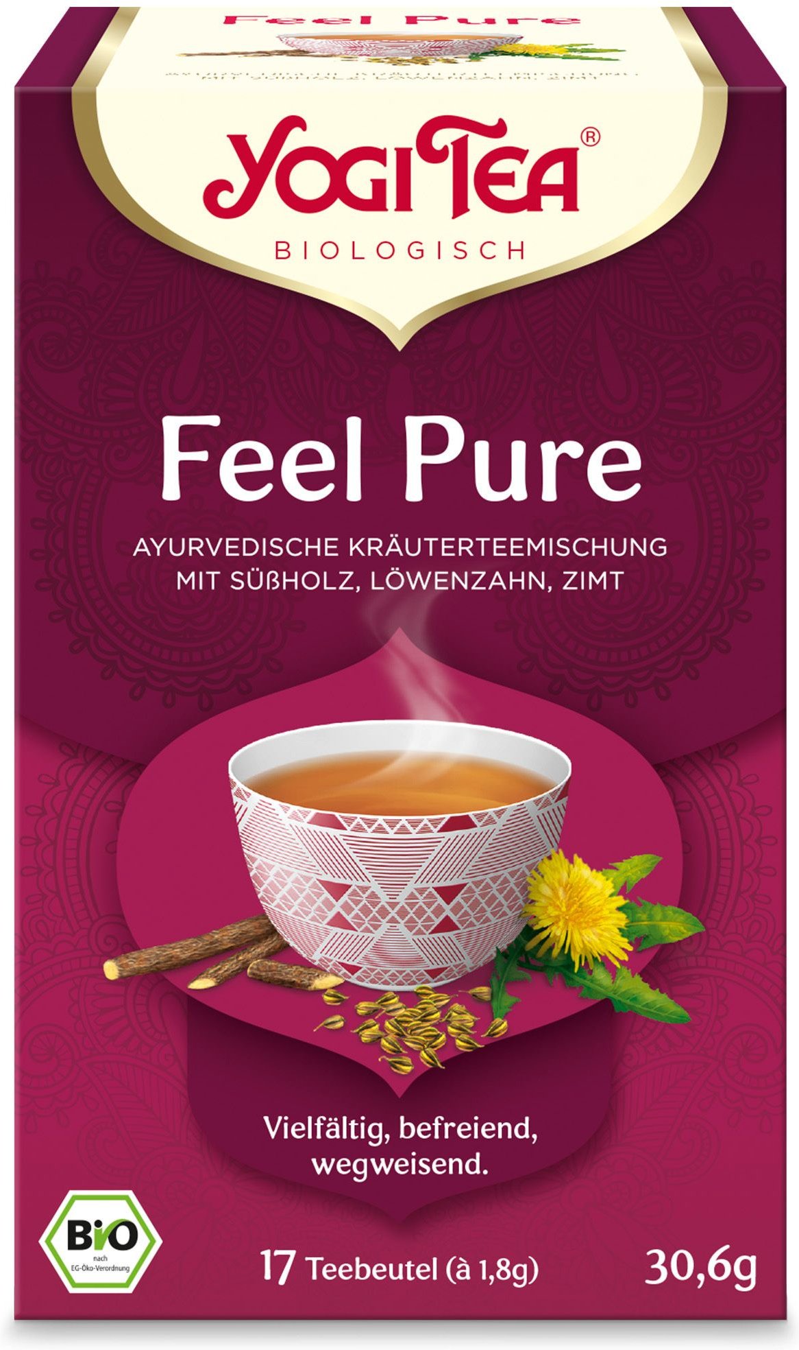 Yogi TEA Feel Pure Bio Filterbeutel 17x1,8 g