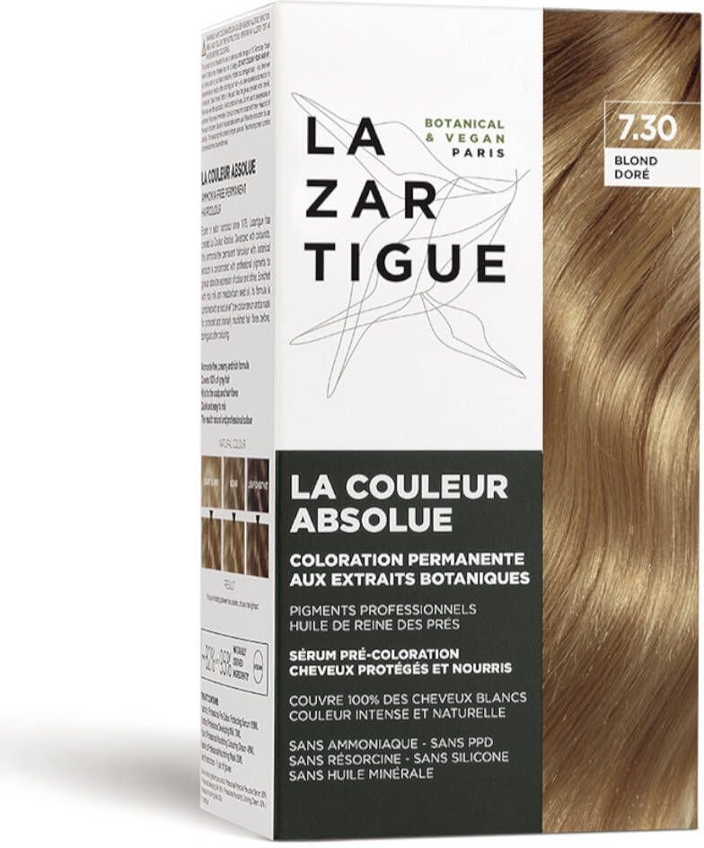 Lazartigue La Couleur Absolue 7.30 Golden Blond 60 ml Kombipackung