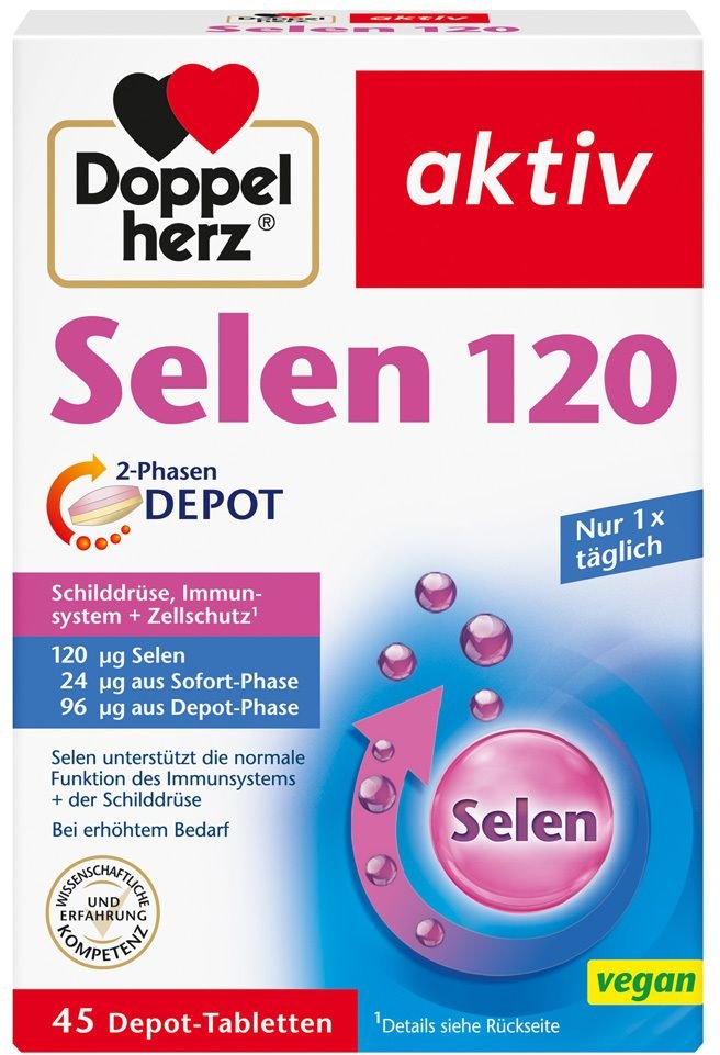 Doppelherz Selen 120 2-Phasen Depot Tabletten 45 St