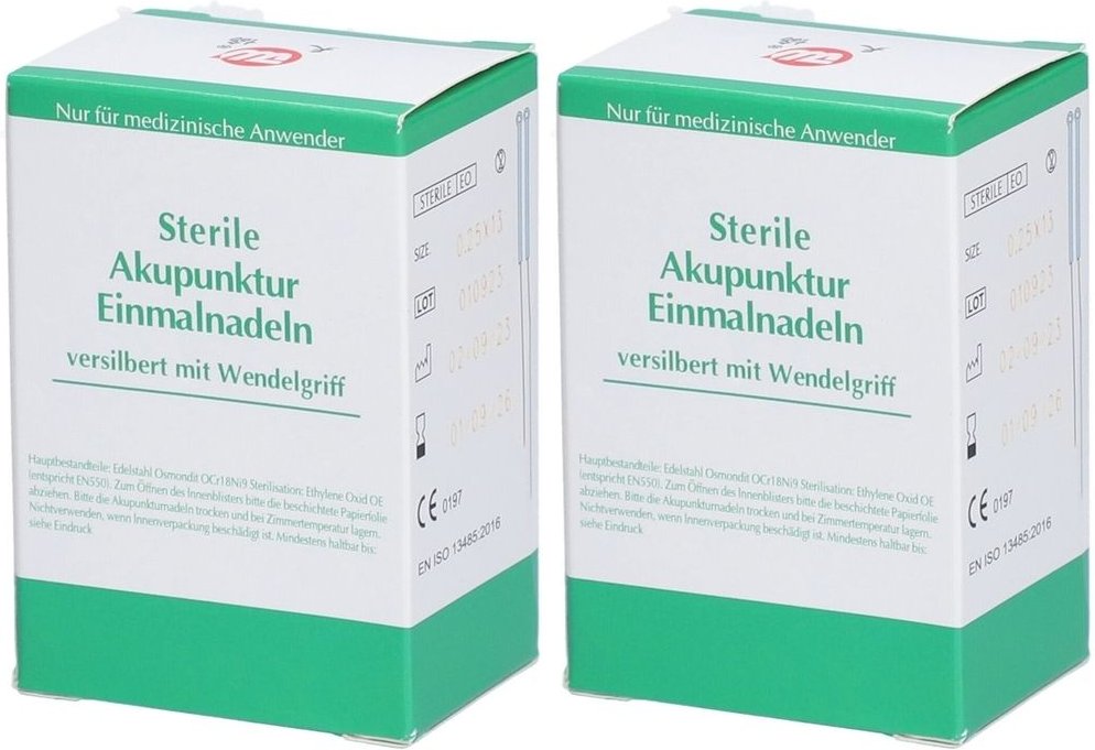 Akupunkturnadeln Tianxie 0,25x13 mm ster.Einm. 2x 2x100 St