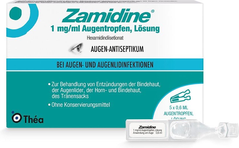 Zamidine 1 mg / ml Augentropfen Mehrdosenbehältnisse