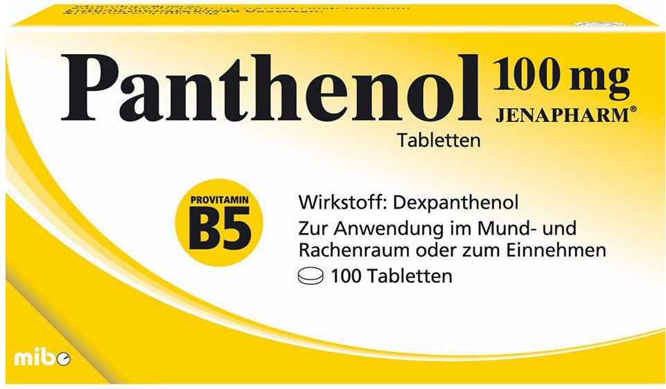 Panthenol 100 mg Jenapharm Tabletten St