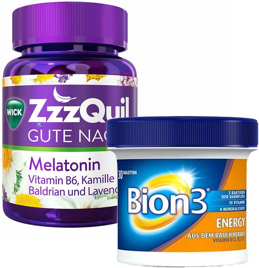 Thumbnail - Wick ZzzQulil Gute Nacht + Bion3 Energy Tabletten 1 St Set