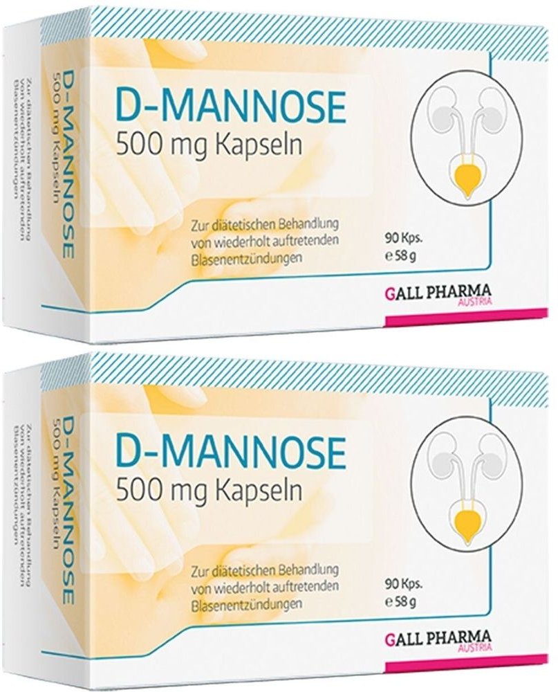 D-Mannose 500 mg GPH Kapseln 2x 2x90 St