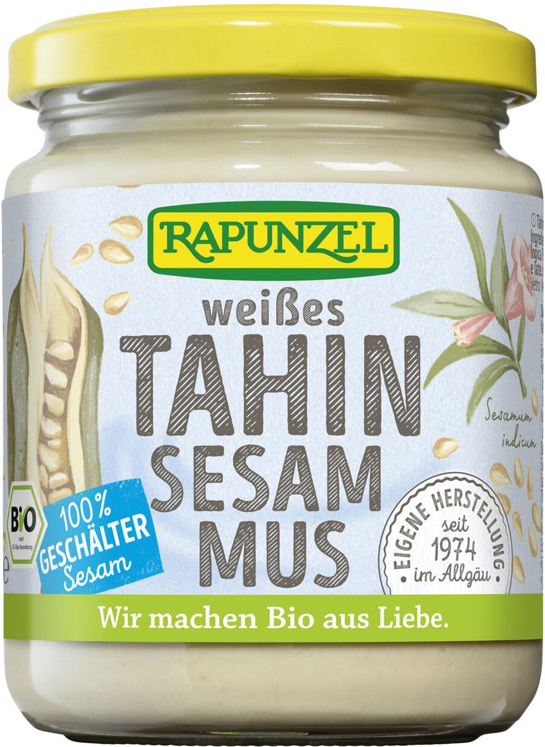 Rapunzel Bio Tahin weiß 250 g Creme