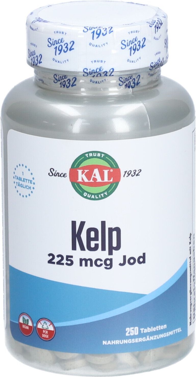 Kelp 225 µg Jod KAL Tabletten 250 St