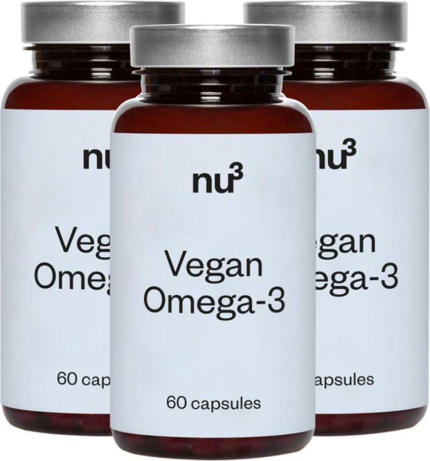 nu3 Omega-3 vegan 3x60 St Kapseln