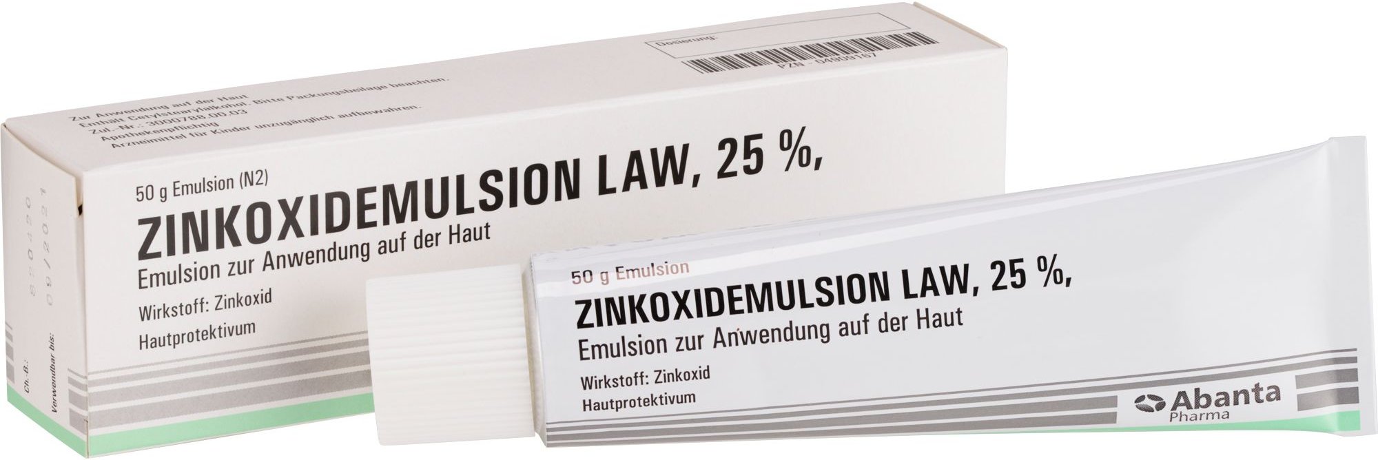ZINKOXIDEMULSION LAW, 25 %