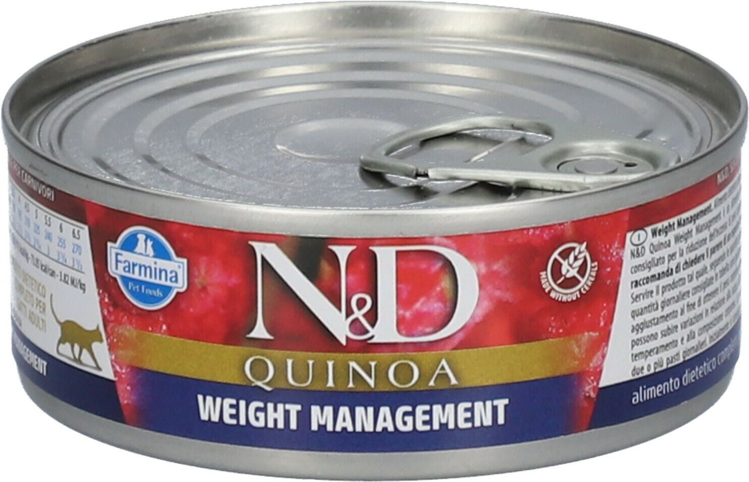 N&D CAT Quinoa Weight Manag80G 80 g Futter