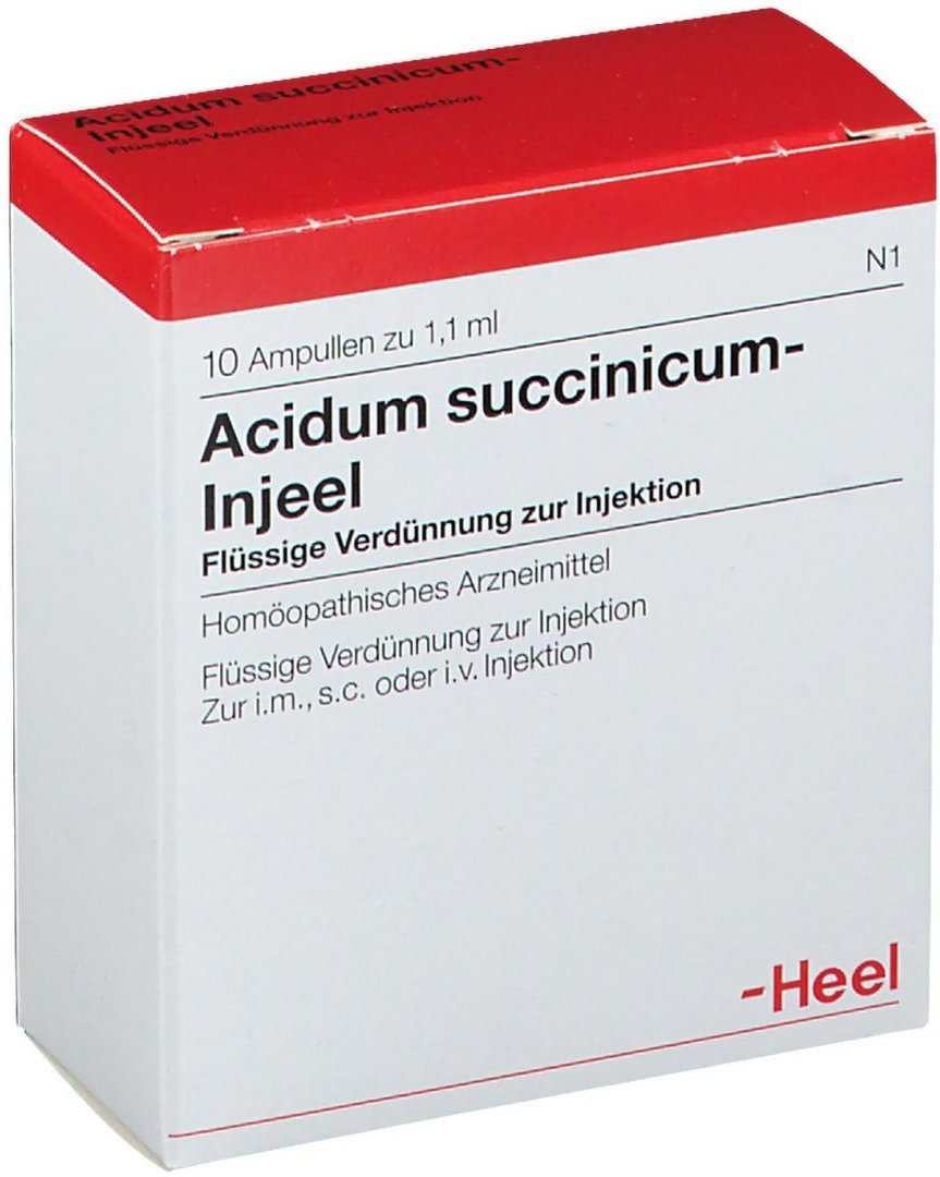Acidum Succinicum Injeel Ampullen 10 St