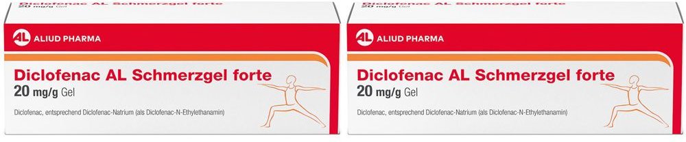 Diclofenac AL Schmerzgel forte 20 mg/g 2x180 g Gel