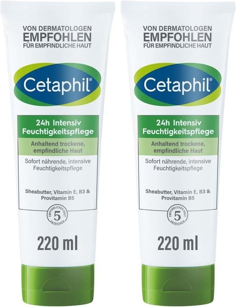 Cetaphil 24 h Intensiv Feuchtigkeitspflege Lotion 2x 2x220 ml