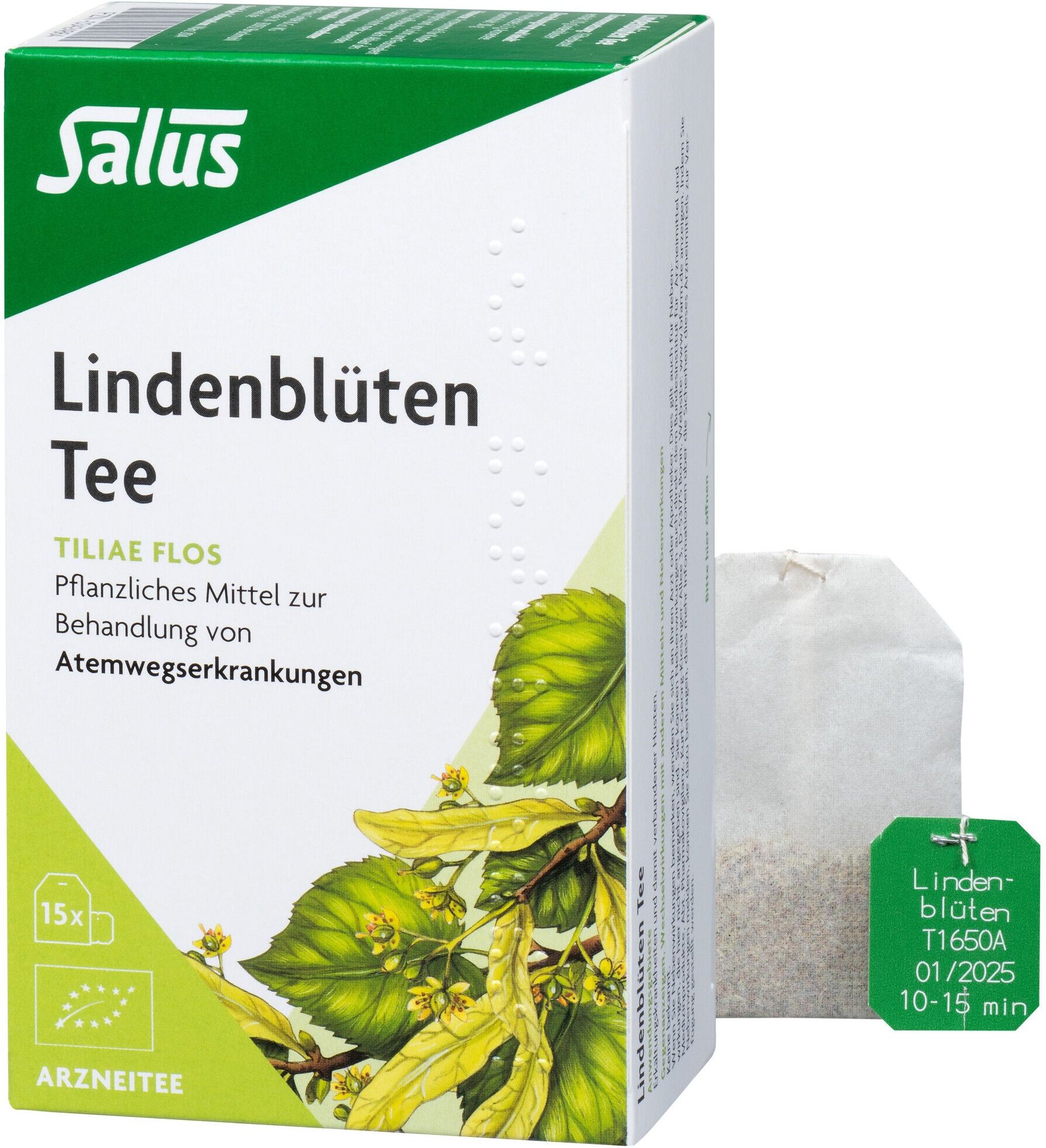 Lindenblüten Arzneitee Tiliae flos Bio Salus Fbtl. 15 St Filterbeutel