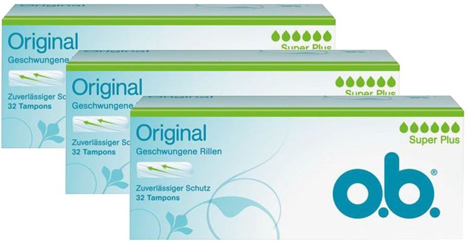 O.b. Tampons super plus 3er-Pack 3x32 St Tampon
