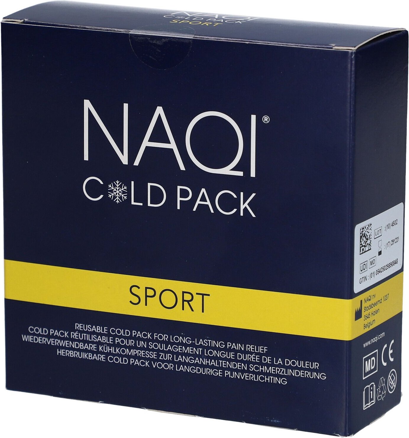 Naqi Cold Pack Sport 13cm x 27cm 1 St Kompressen