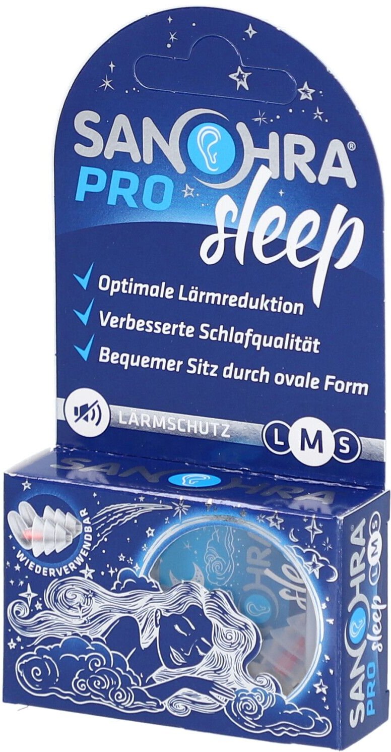 Sanohra pro sleep Gehörschutzstöpsel M 8-11 mm 2 St