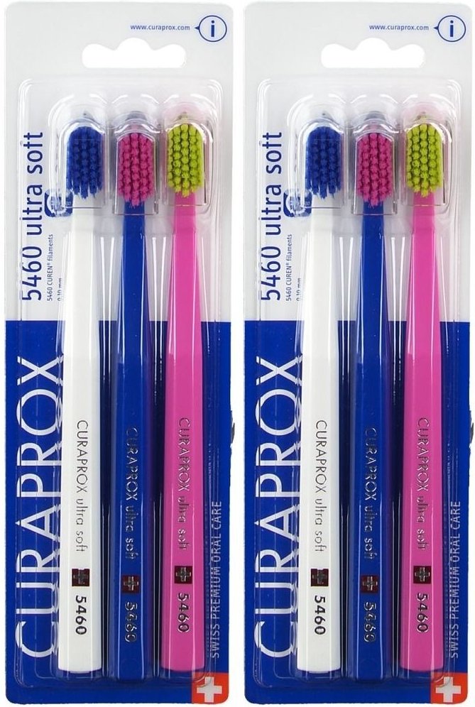 CURAPROx 3ER Cs5460 UL SOF x2 2x3 St Zahnbürste