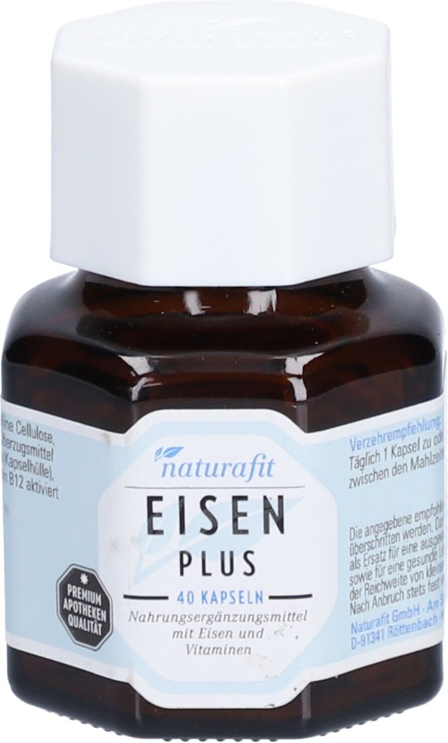 Naturafit Eisen Plus Kapseln 40 St