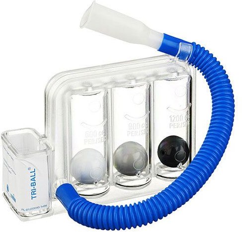 Atemtrainer Tri-Ball 1 St Ball new