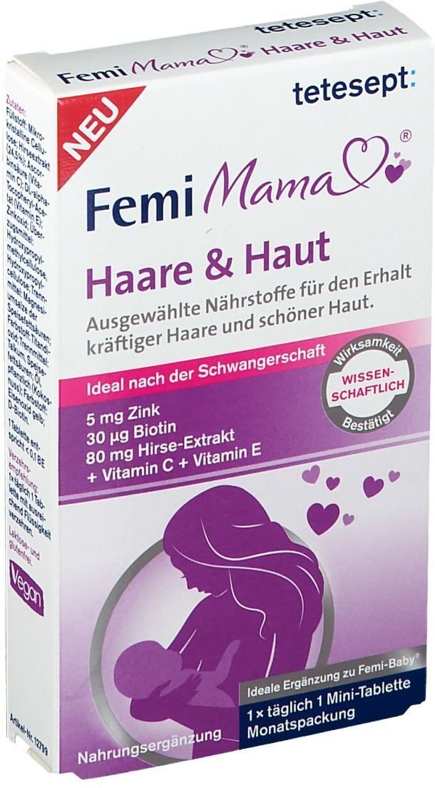 Tetesept Femi Mama Haare & Haut 2x30 St Tabletten
