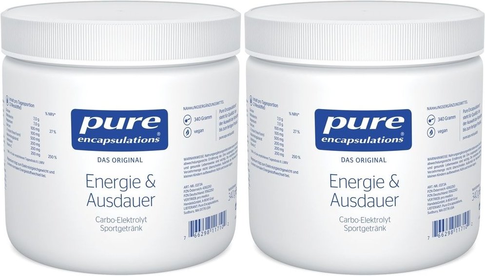 Pure Encap Energie&Ausdaue x2 2x340 g Pulver