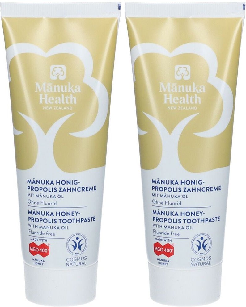 Manuka HEA Hon-Prop ZCR FF x2 2x75 ml Zahncreme