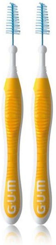 GUM Trav-Ler Gelb Ta1.3 IN x2 2x6 St Zahnbürste