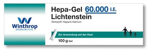 Hepa GEL 60.000 I.e. Lichtenstein 100 g Gel