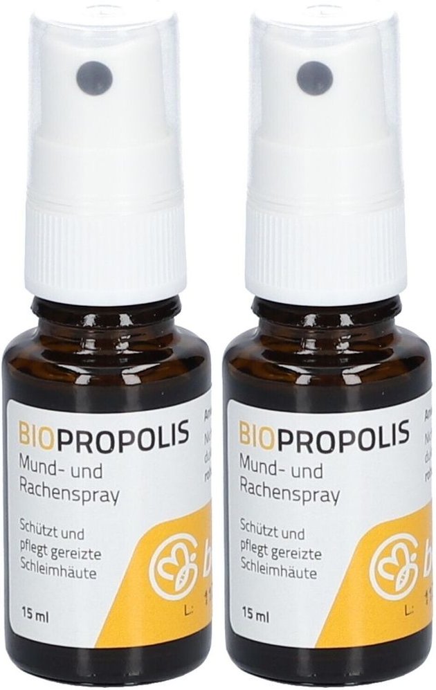 Beecraft Propolis Mund- und Rachenspray 2x 2x15 ml Spray