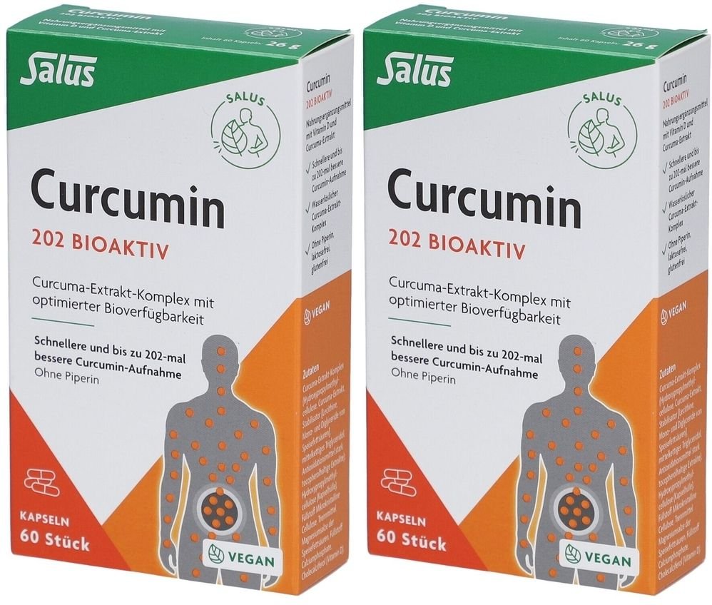 Curcumin 202 Bioaktiv Kapseln Salus 2x 2x60 St