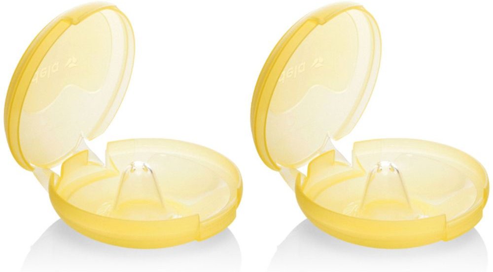 Medela Contact Brusth L+Ab x2 2x2 St Brusthütchen, -hauben, -schalen
