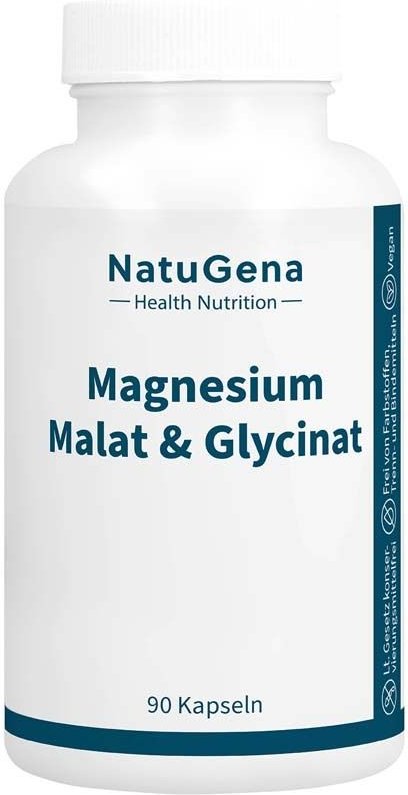 Magnesium-Malat & Glycinat hochdosiert+vegan Kaps. 90 St Kapseln