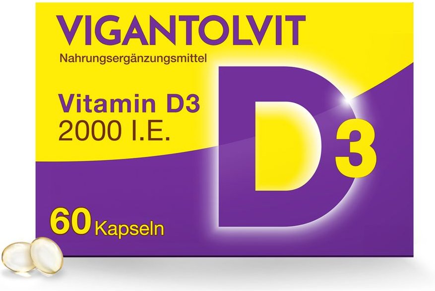 Vigantolvit 2000 I.e. Vitamin D3 Weichkapseln 60 St