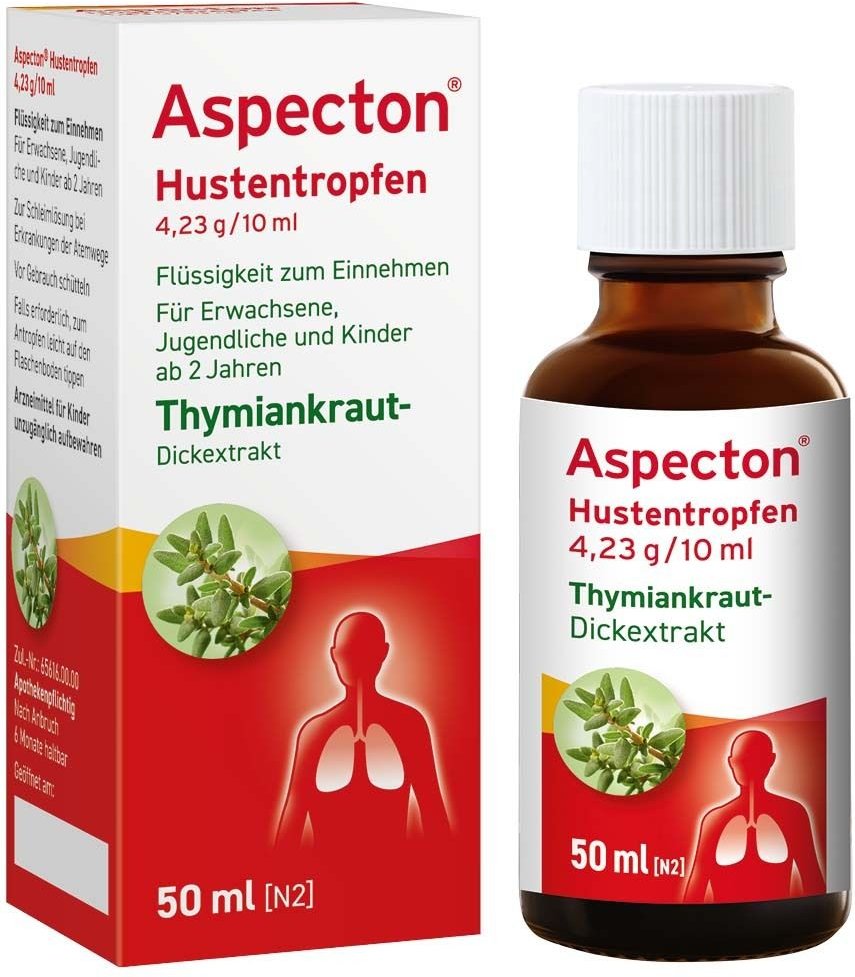 Aspecton Hustentropfen 50 ml Flüssigkeit zum Einnehmen