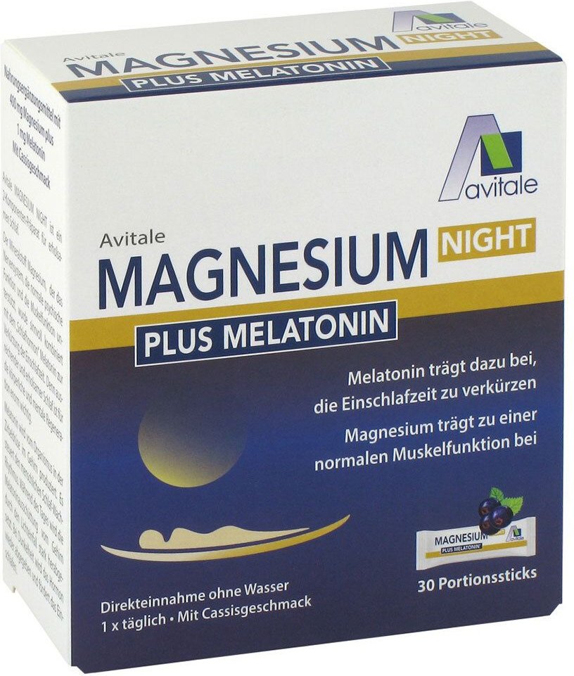 Thumbnail - Magnesium Night plus 1 mg Melatonin Direktsticks 30 St Pulver