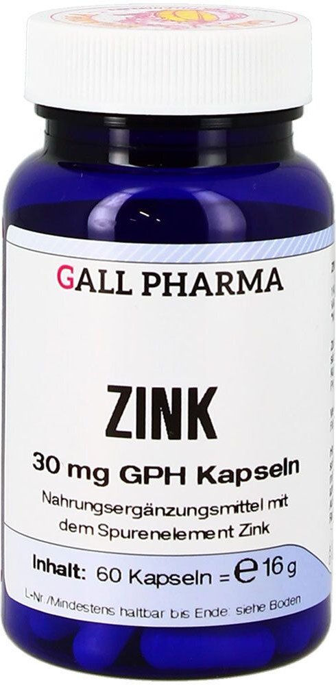 Zink 30 mg GPH Kapseln 60 St