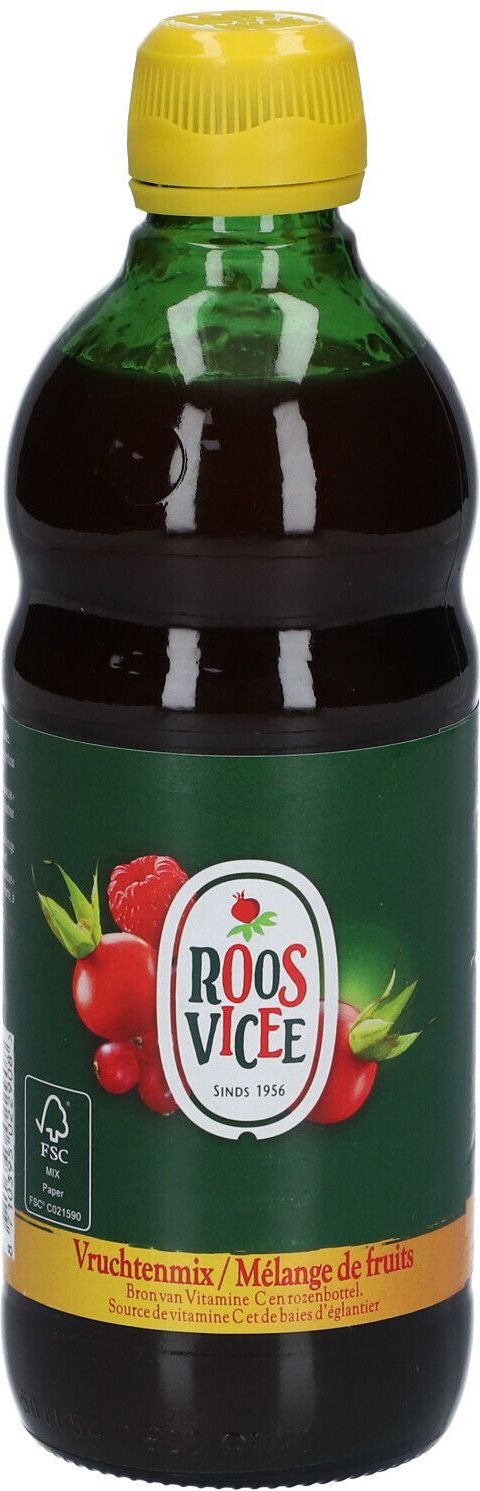 Revogan Roosvice Vruchtenmix 500 ml Saft