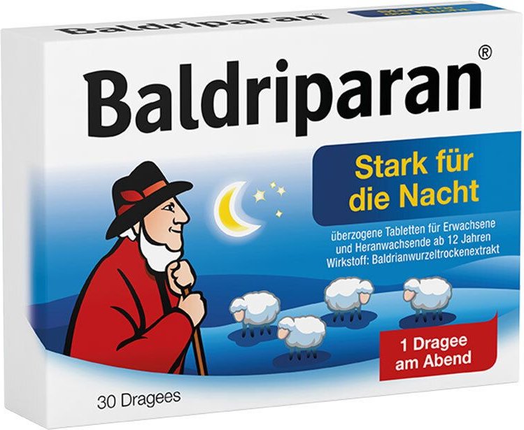 Thumbnail - Baldriparan Stark für die Nacht überzogene Tab. 30 St Überzogene Tabletten
