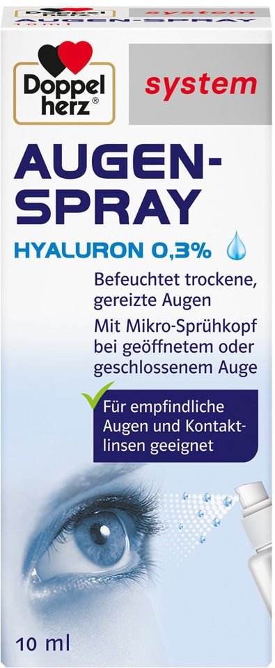 Doppelherz Augen-Spray Hyaluron 0,3% system 10 ml Flüssigkeit