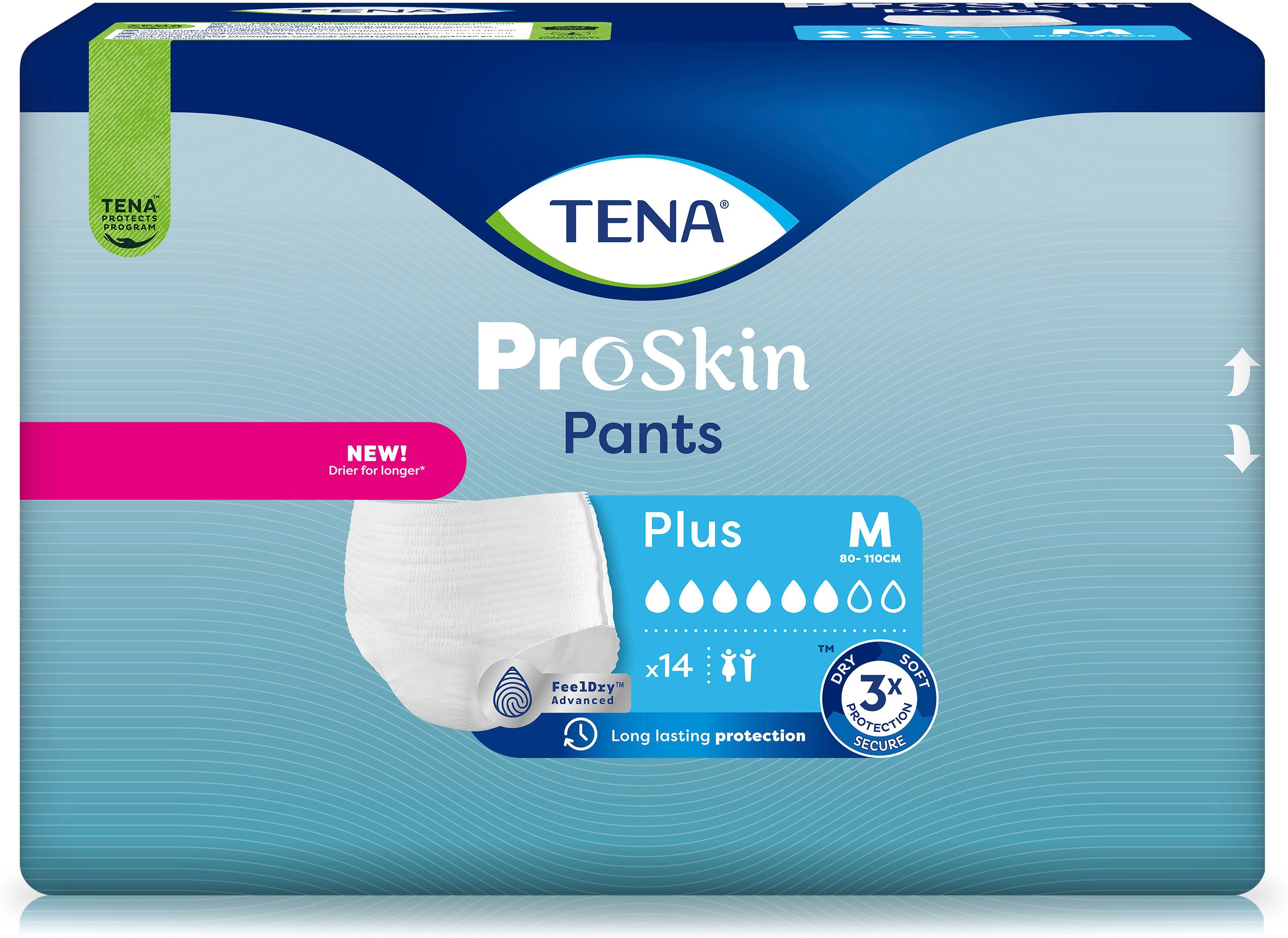 Tena Pants Plus M bei Inkontinenz 14 St Einweghosen