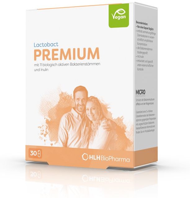 Lactobact Premium magensaftresistente Kapseln 30 St magensaftresistent