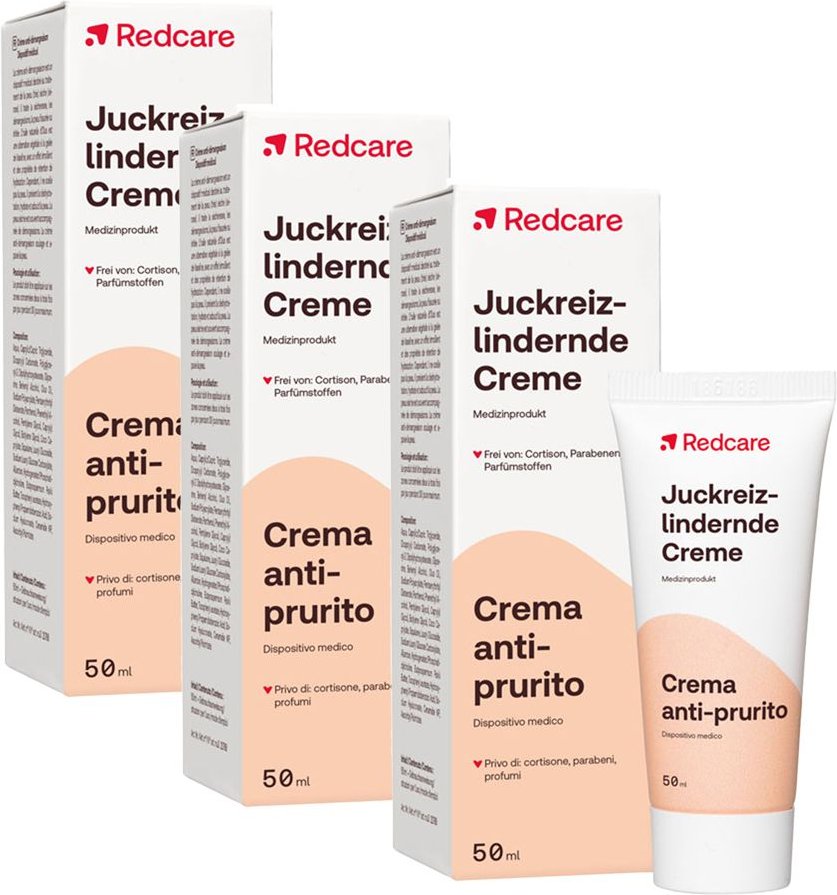 Juckreizlindernde Creme RedCare Dreierpack 3x50 ml