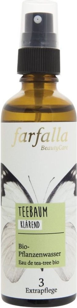 Farfalla Bio-Pflanzenwasser Teebaum Spr 75 ml Gesichtswasser